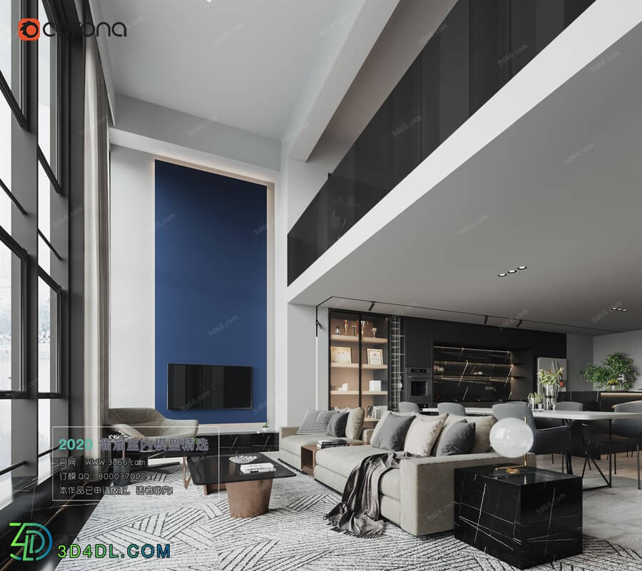 3D66 2020 Living Room Modern Style A112