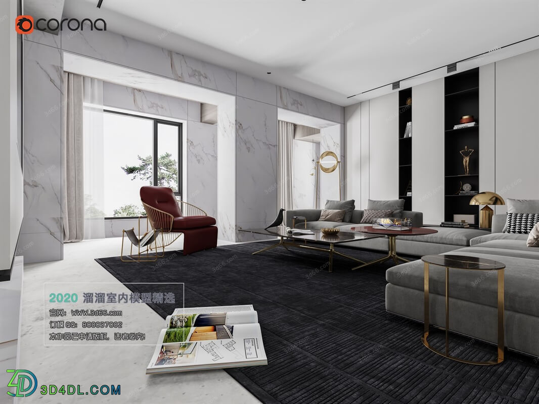 3D66 2020 Living Room Modern Style A113