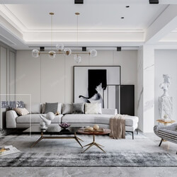 3D66 2020 Living Room Modern Style A115 