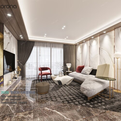 3D66 2020 Living Room Modern Style A116 