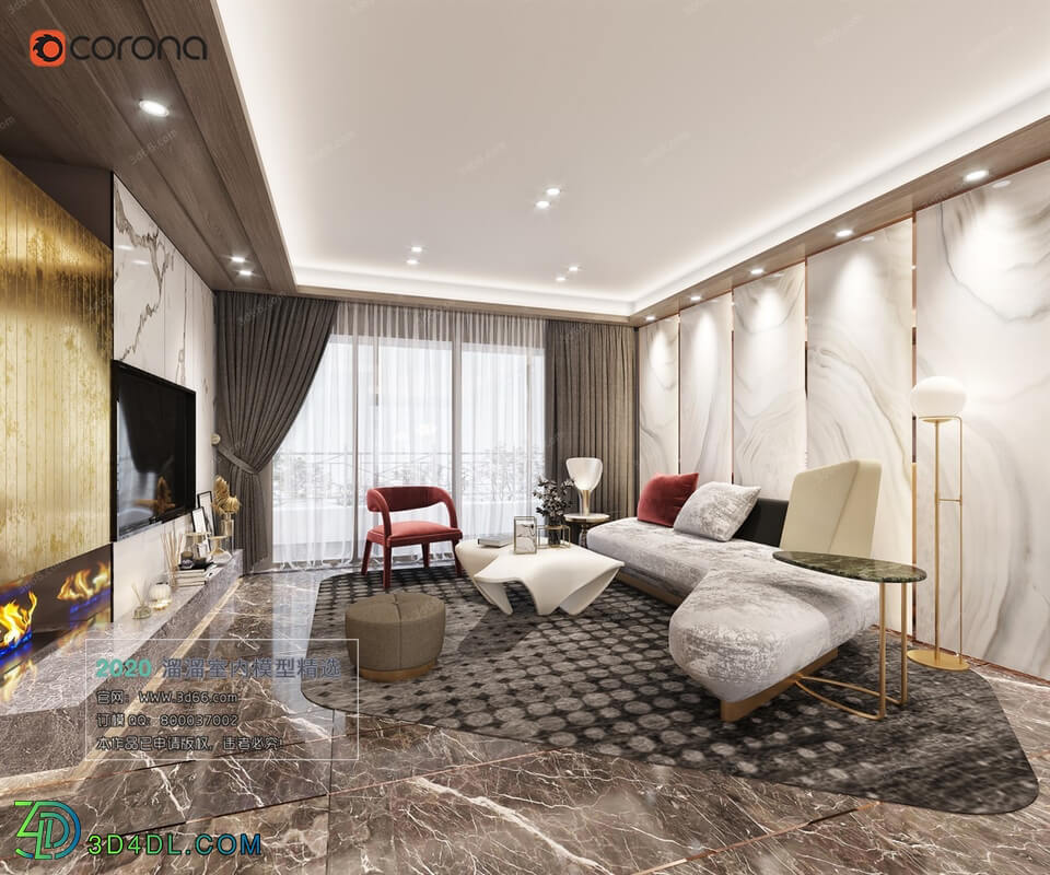 3D66 2020 Living Room Modern Style A116