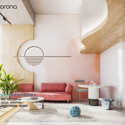 3D66 2020 Living Room Modern Style A123 