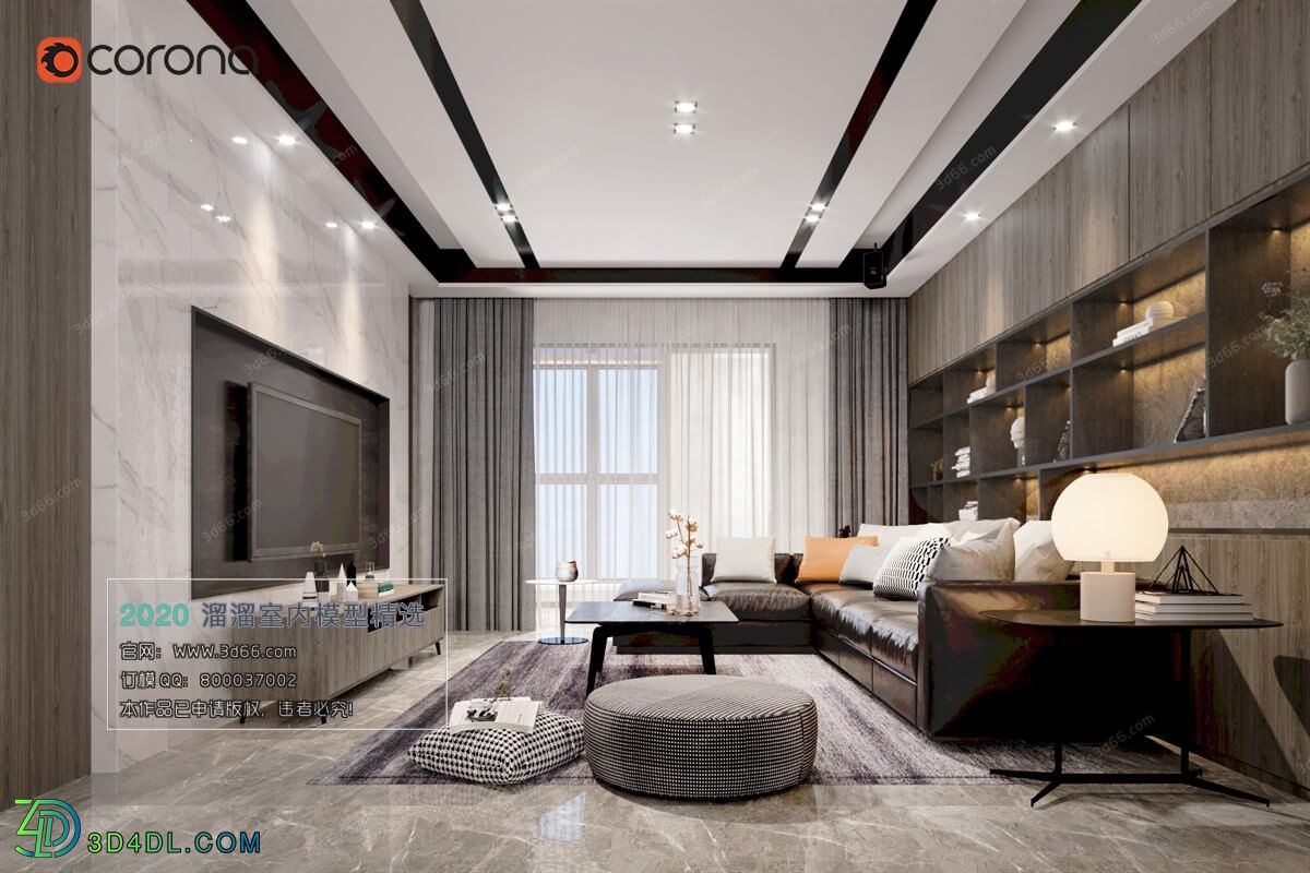 3D66 2020 Living Room Modern Style A125