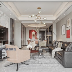 3D66 2020 Living Room Modern Style A131 