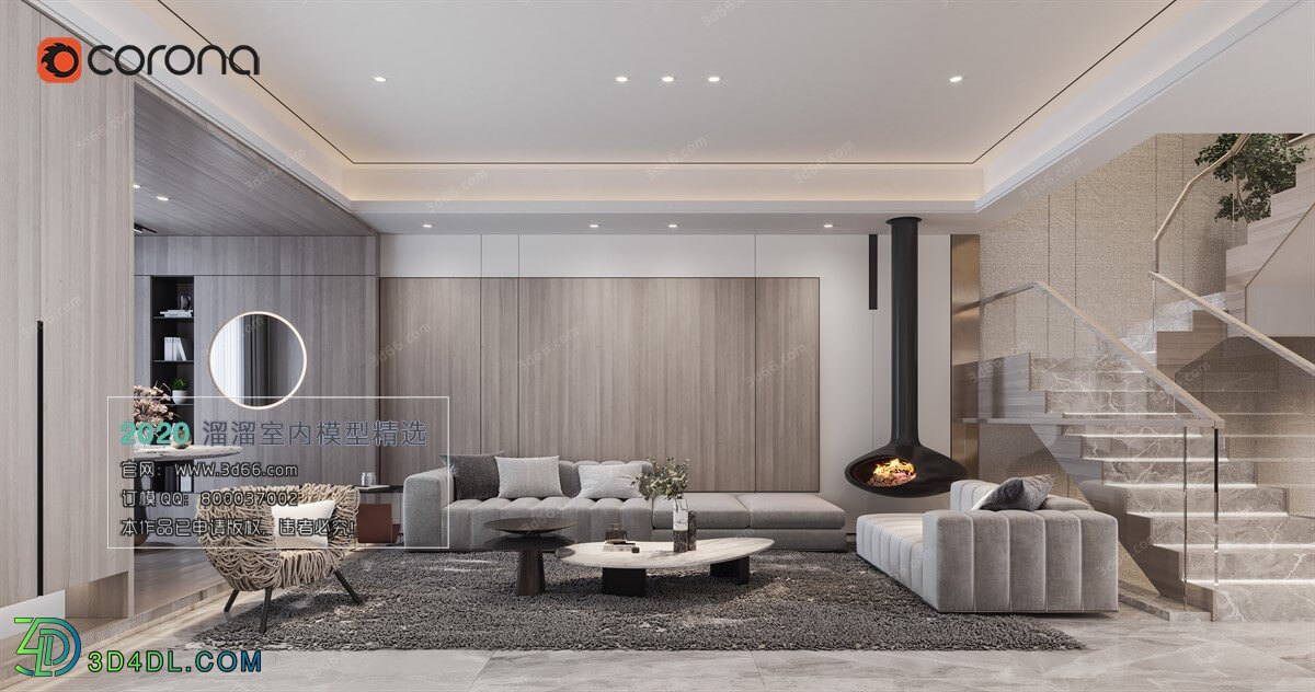 3D66 2020 Living Room Modern Style A135