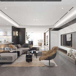 3D66 2020 Living Room Modern Style A140 