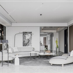 3D66 2020 Living Room Modern Style A141 