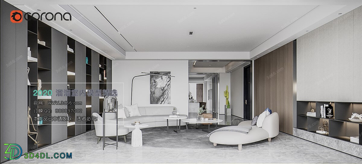 3D66 2020 Living Room Modern Style A141