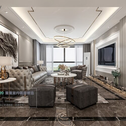 3D66 2020 Living Room Modern Style B002 