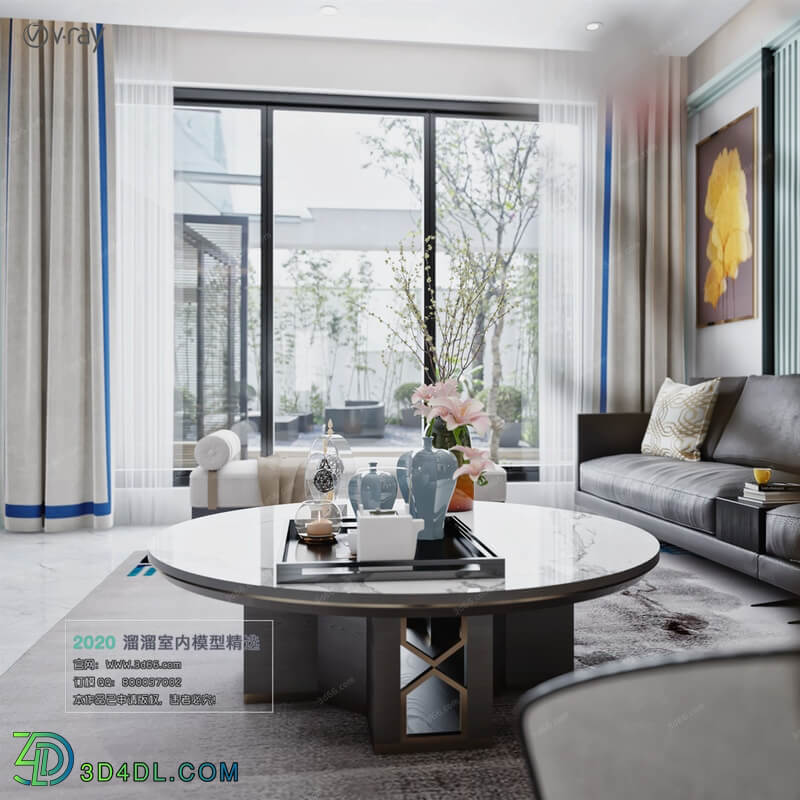 3D66 2020 Living Room Modern Style C002