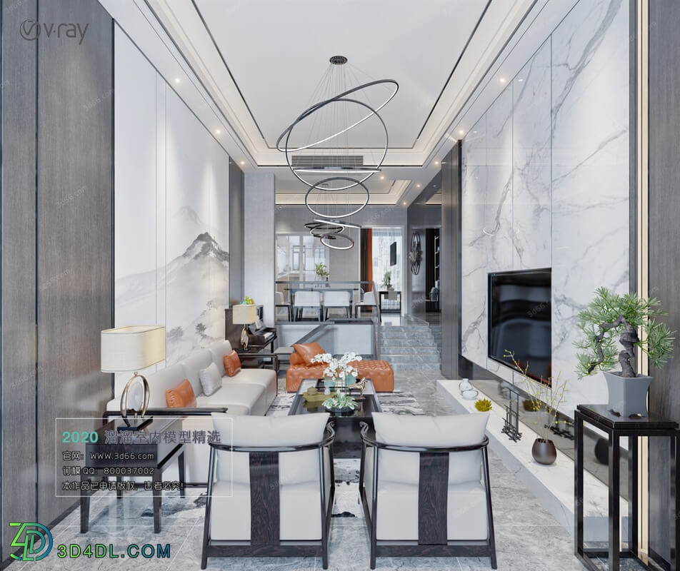 3D66 2020 Living Room Modern Style C008