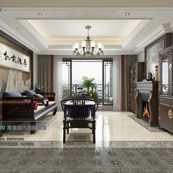 3D66 2020 Living Room Modern Style C012 