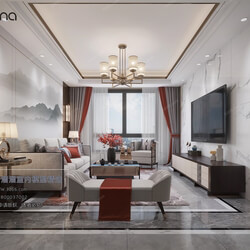 3D66 2020 Living Room Modern Style C027 
