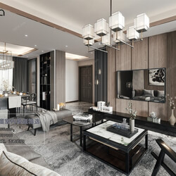 3D66 2020 Living Room Modern Style C033 