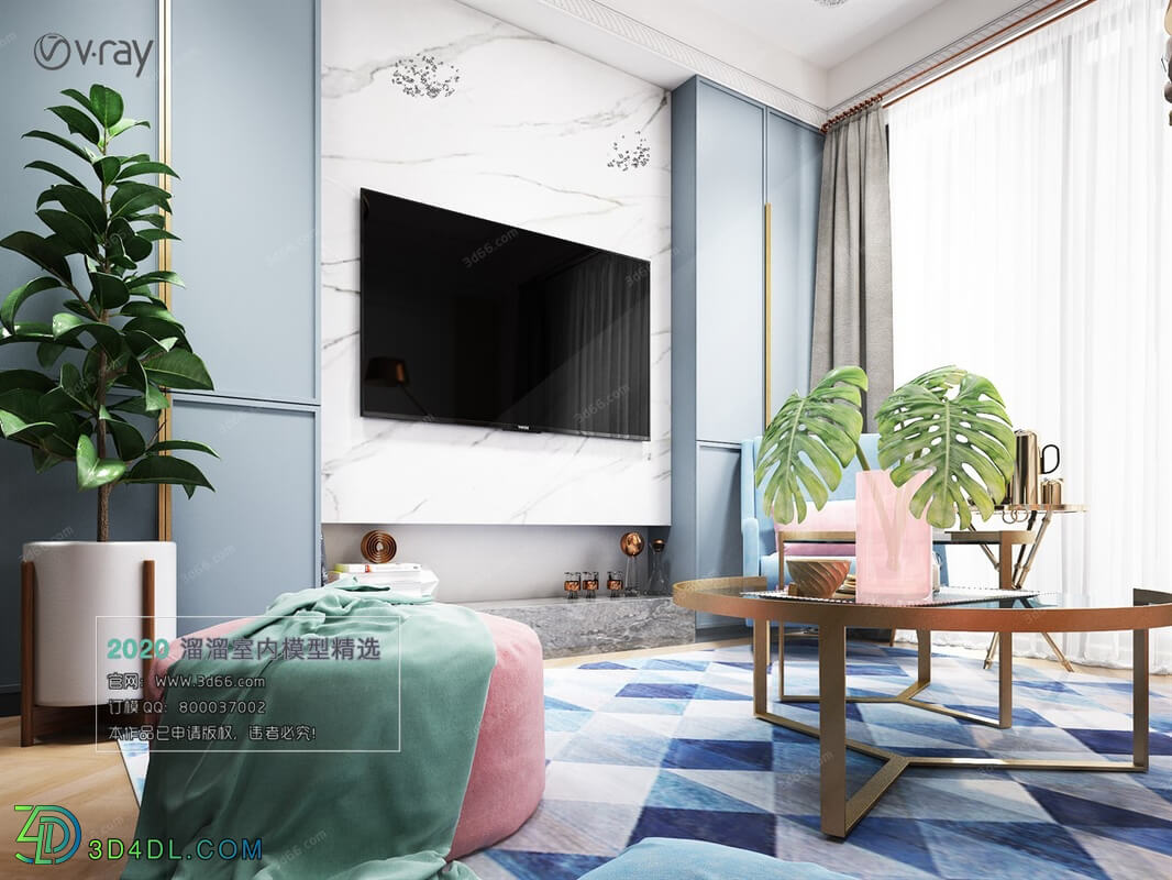 3D66 2020 Living Room Modern Style D001
