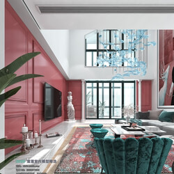 3D66 2020 Living Room Modern Style D005 