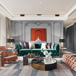 3D66 2020 Living Room Modern Style D010 