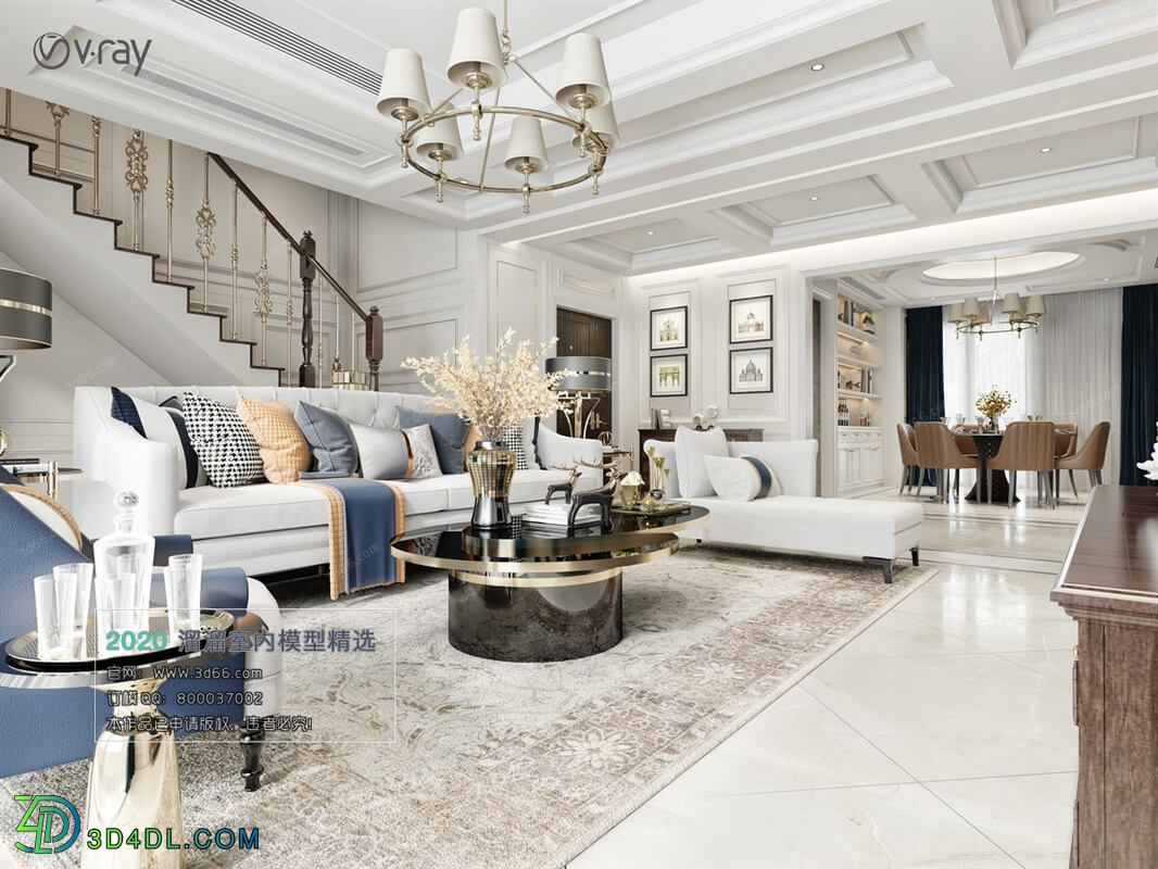 3D66 2020 Living Room Modern Style E001