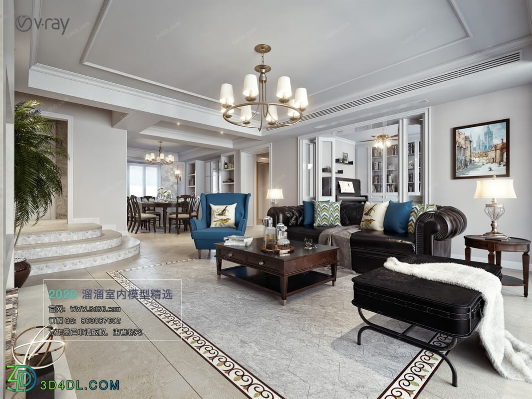 3D66 2020 Living Room Modern Style E002
