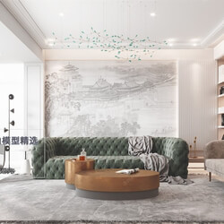 3D66 2020 Living Room Modern Style J002 