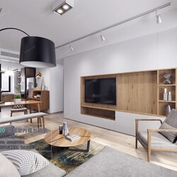 3D66 2020 Living Room Modern Style M001 