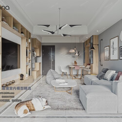 3D66 2020 Living Room Modern Style M003 