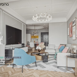 3D66 2020 Living Room Modern Style M008 