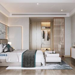 3D66 2021 Bedroom Chinese Style CrC001 