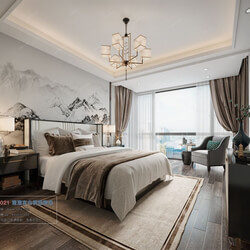 3D66 2021 Bedroom Chinese Style CrC002 
