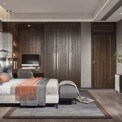3D66 2021 Bedroom Chinese Style CrC003 