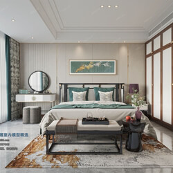 3D66 2021 Bedroom Chinese Style CrC005 
