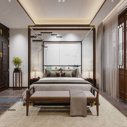 3D66 2021 Bedroom Chinese Style CrC010 