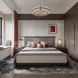 3D66 2021 Bedroom Chinese Style CrC018 