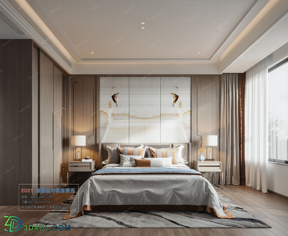 3D66 2021 Bedroom Chinese Style CrC019