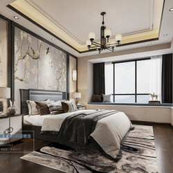 3D66 2021 Bedroom Chinese Style VrC001 
