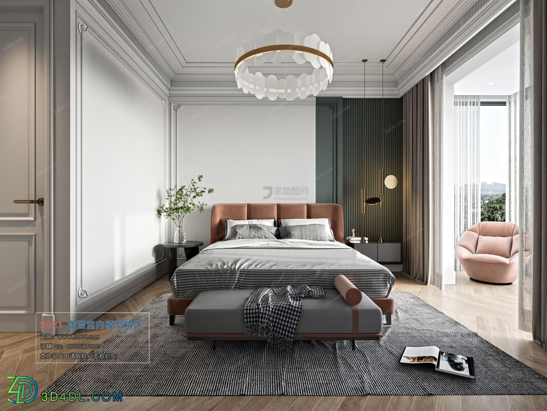 3D66 2021 Bedroom European Style CrD007