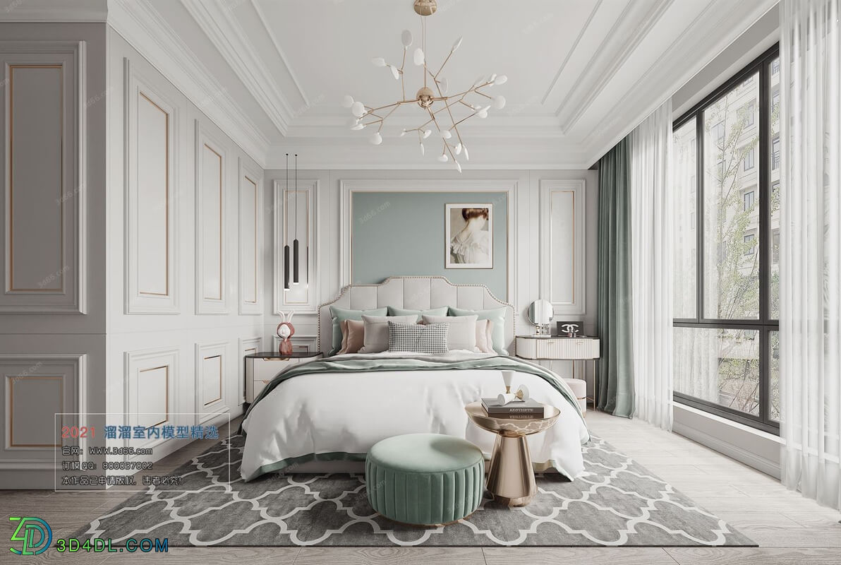 3D66 2021 Bedroom European Style CrD008