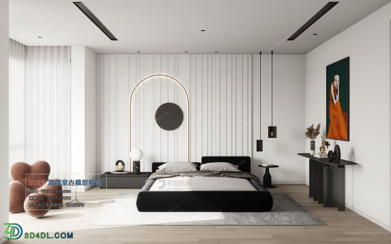 3D66 2021 Bedroom Modern Style CrA001