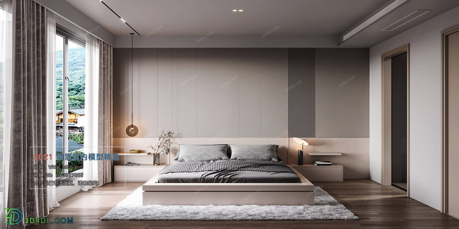 3D66 2021 Bedroom Modern Style CrA007