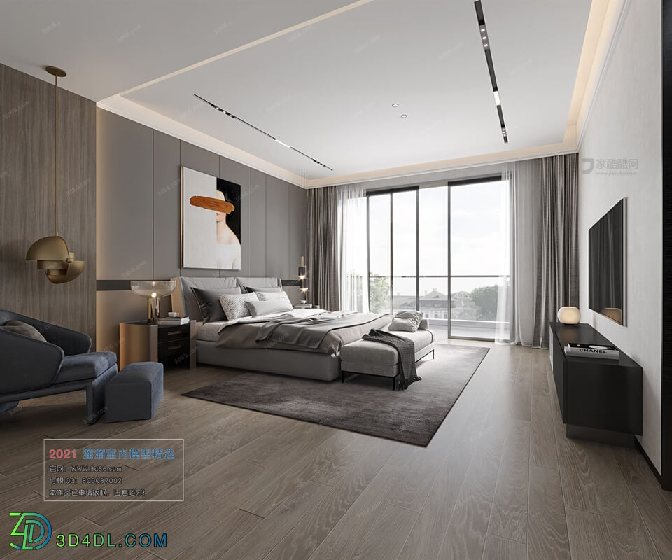 3D66 2021 Bedroom Modern Style CrA019