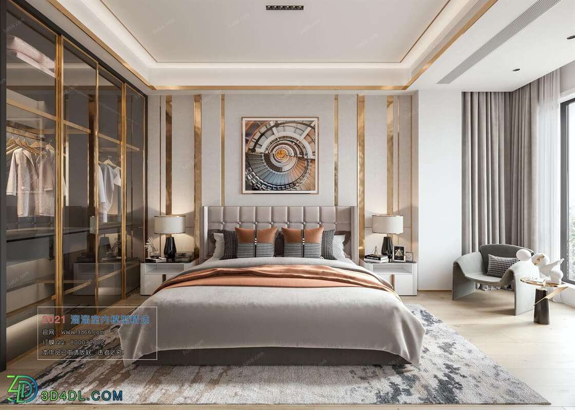 3D66 2021 Bedroom Modern Style CrA029