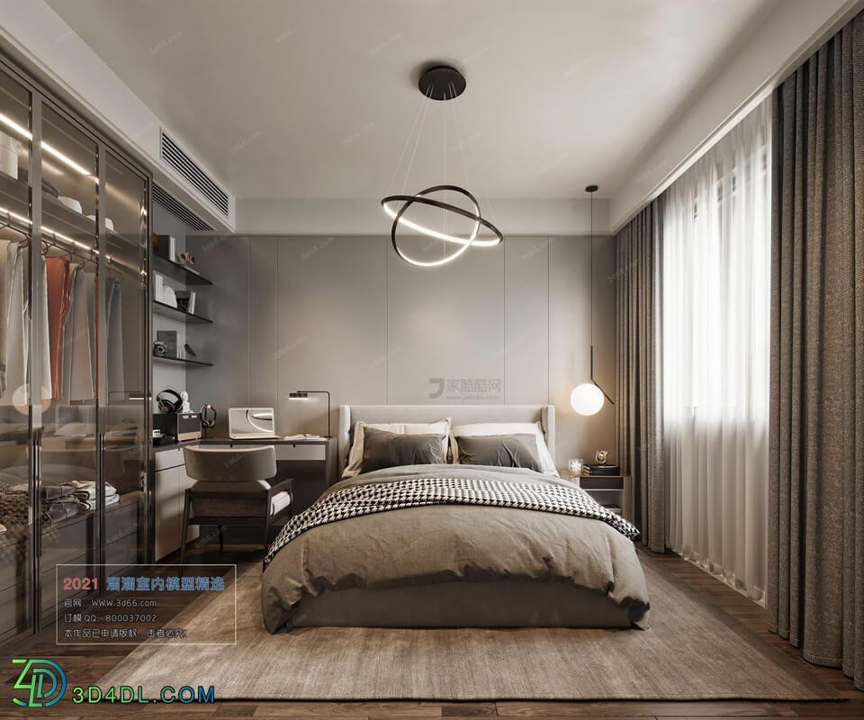 3D66 2021 Bedroom Modern Style CrA074