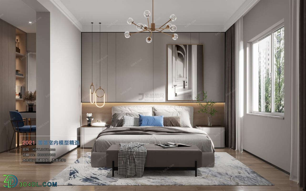 3D66 2021 Bedroom Modern Style CrA079