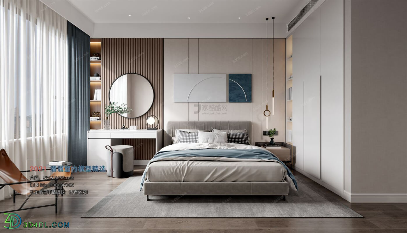 3D66 2021 Bedroom Modern Style CrA086