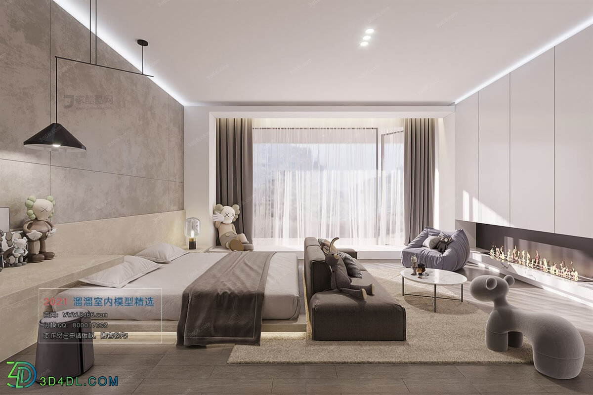 3D66 2021 Bedroom Modern Style CrA091