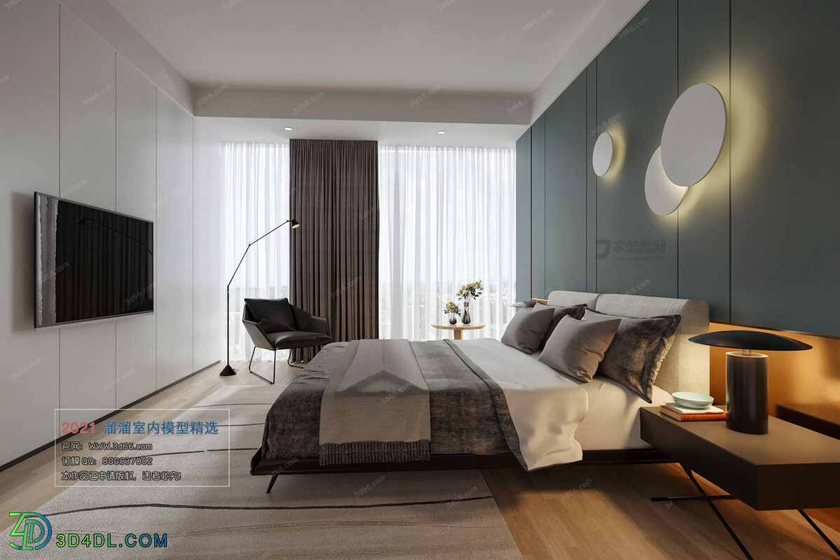 3D66 2021 Bedroom Modern Style CrA095