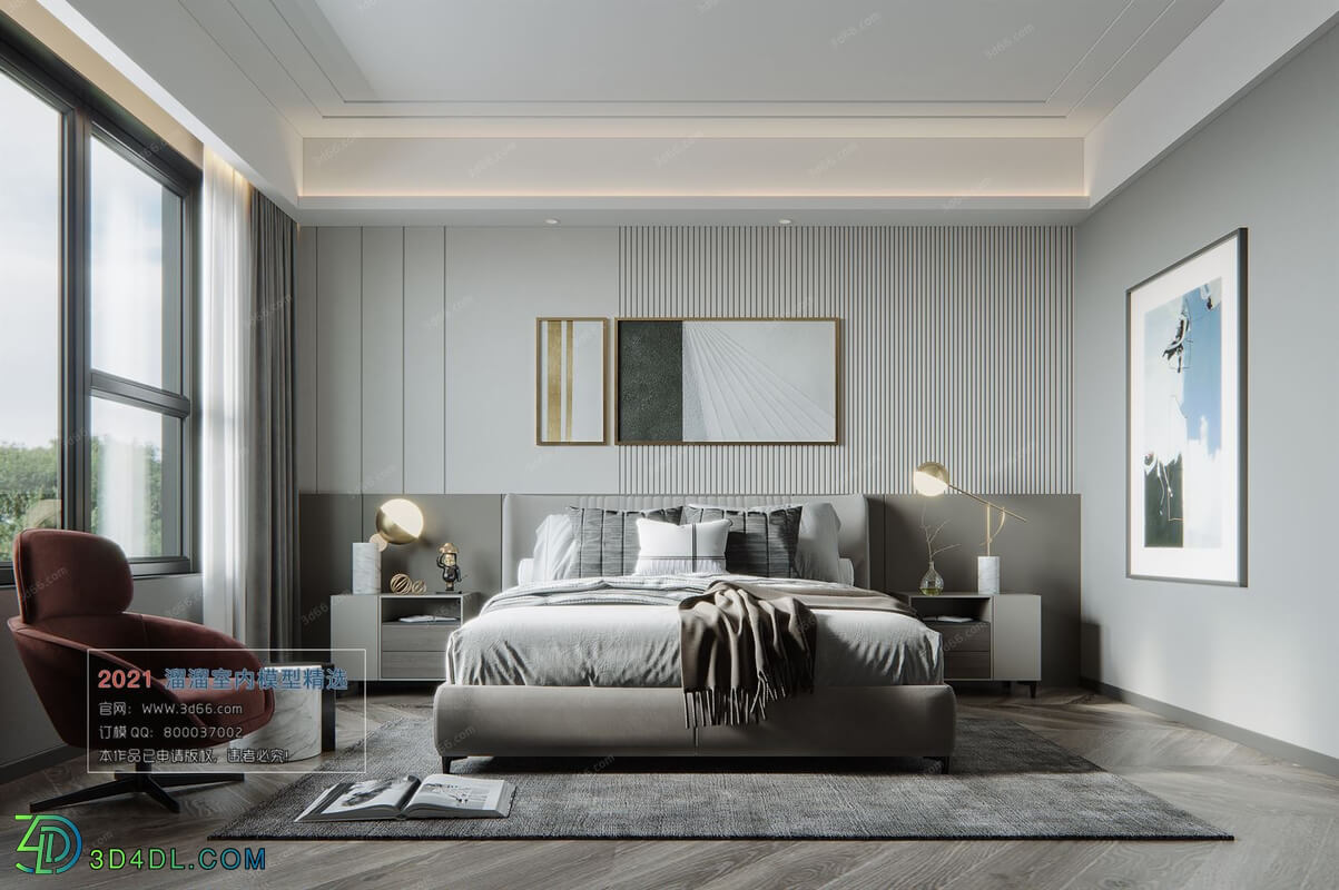 3D66 2021 Bedroom Modern Style CrA103