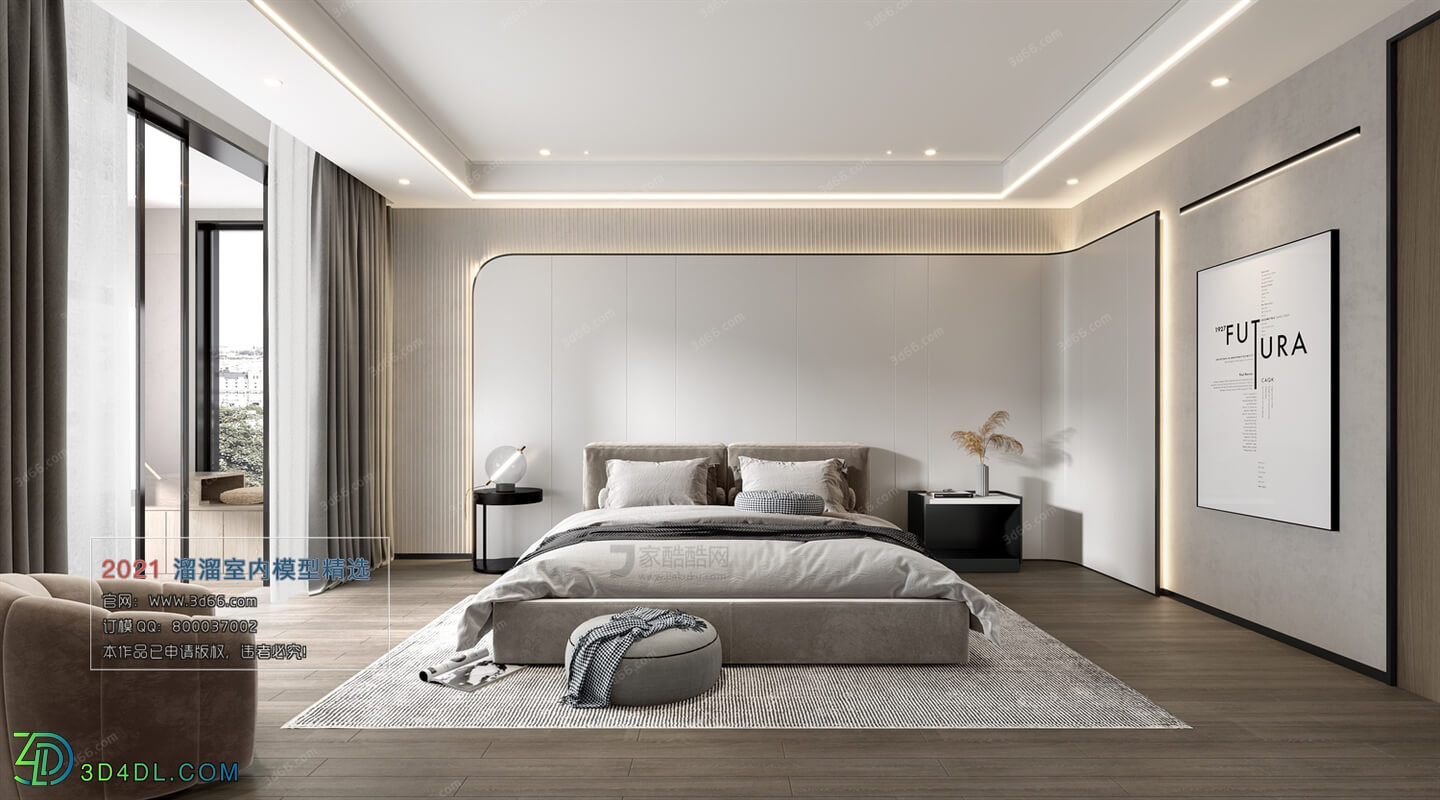 3D66 2021 Bedroom Modern Style VrA001