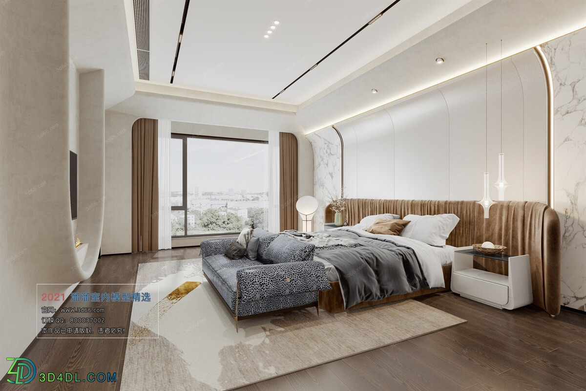 3D66 2021 Bedroom Modern Style VrA007