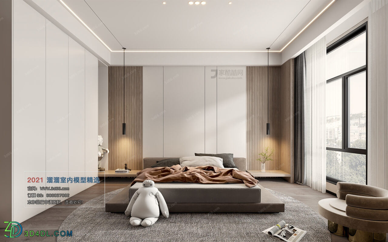 3D66 2021 Bedroom Modern Style VrA013